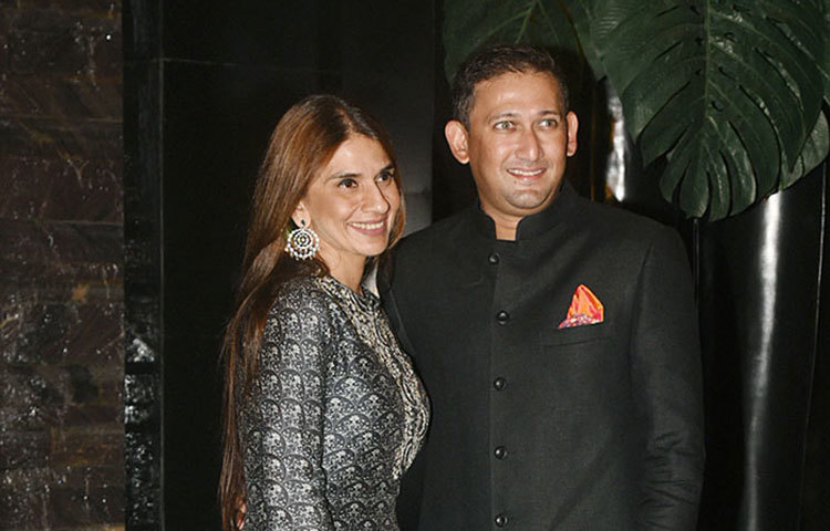 জাহিরের রিসেপশনে হাজির হয়েছিলেন অজিত আগারকার।