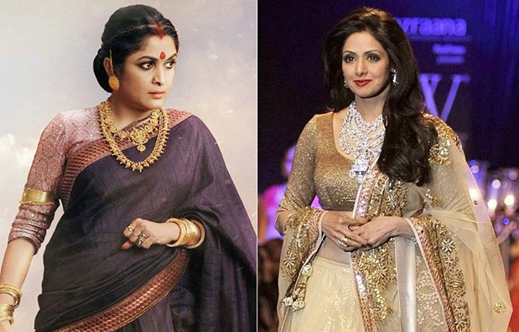 শিবগামী দেবী : এটাও শোনা যায়, বাহুবলী ছবিতে শিবগামী দেবীর চরিত্রে শ্রীদেবীকে ভেবে রেখেছিলেন পরিচালক রাজামৌলি। কিন্তু শ্রীদেবী অনেক টাকা চেয়েছিলেন। তাই পরিচালক শ্রীদেবীর পরিবর্তে রাম্যা কৃষ্ণনকে বেছে নেন।