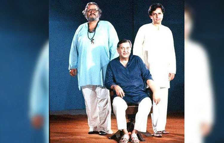 পৃথ্বীরাজ কাপুরের তিন দিকপাল পুত্র— শাম্মি, শশী ও রাজ।