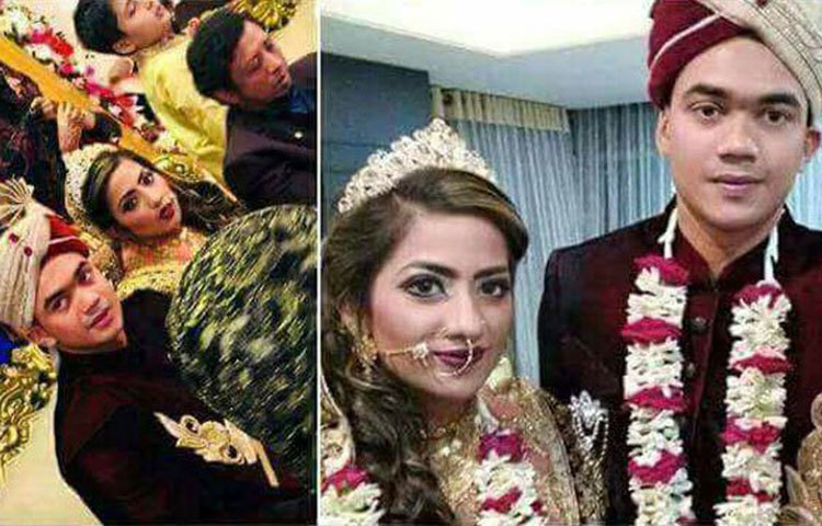 তাসকিন আহমেদের বিয়ের ছবি।