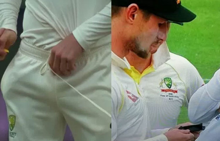 ক্যামেরন ব্যানক্রফ্ট (অস্ট্রেলিয়া) : কেপ টাউন টেস্টের তৃতীয় দিনে দক্ষিণ আফ্রিকার বিরুদ্ধে পকেট থেকে হলুদ রঙের কিছু একটা বের করে বলের মধ্যে ঘষতে থাকেন অস্ট্রেলিয়ার ক্যামেরন ব্যানক্রফ্ট। যা নিয়ে তোলপাড় ক্রিকেট বিশ্ব।