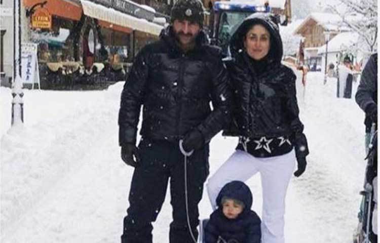 সপরিবারে তৈমুর এবং সাইফ আলি খানের সঙ্গে ইউরোপে নতুন বছর কাটালেন কারিনা কাপুর।