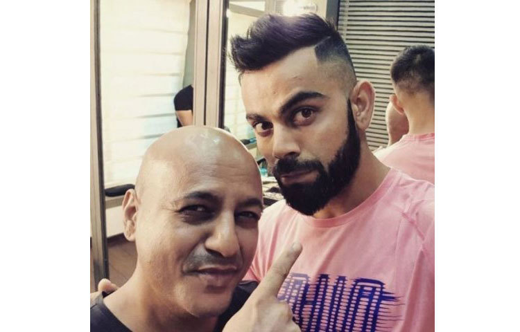 নতুন হেয়ারস্টাইলের ছবি ইনস্টাগ্রামে পোস্ট করেছেন বিরাট।