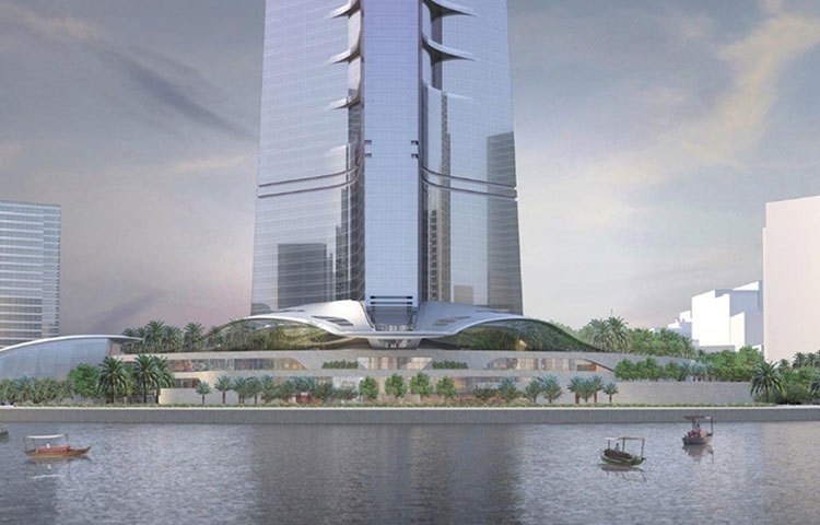 কিন্তু বিভিন্ন সমস্যার জন্য যা বাস্তবায়িত হয়নি। পরবর্তীকালে প্রস্তাব পাশ হয় ২০১৪ সালে। টাওয়ারটি বানাতে খরচ পড়বে ১২০ কোটি ডলার।