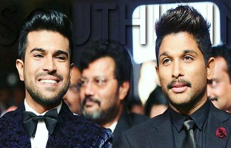 রামচরণ ও আল্লু অর্জুন : জঞ্জির ছবিতে প্রথম প্রিয়াঙ্কা চোপড়ার বিপরীতে অভিনয় দিয়ে ডেবিউ হয় রামচরণের। এদিকে দক্ষিণ ভারতীয় ছবির জগতে আল্লু অর্জুন রীতিমতো বিখ্যাত হিরো। তবে রামচরণও টলি ইন্ডাস্ট্রিতে বিখ্যাত।