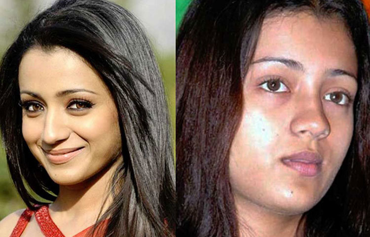 মেকআপ ছাড়া অভিনেত্রী তৃষা কৃষ্ণণকে চিনতে একটু অসুবিধাই হতে পারে। অক্ষয় কুমারের সঙ্গে ‘খট্টা মিঠা’ ছবিতে তার অভিনয় সকলেরই ভালো লেগেছিল।