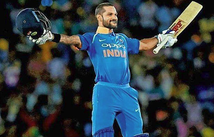 শিখর ধওয়ন : গত ম্যাচে রোহিতের সঙ্গে টি-টোয়েন্টিতে দেশের অন্যতম সেরা ওপেনিং পার্টনারশিপ করেছেন। ৪৫ বলে ৭৪-এর পথে ছিল ৫ করে চার ও ছক্কা।