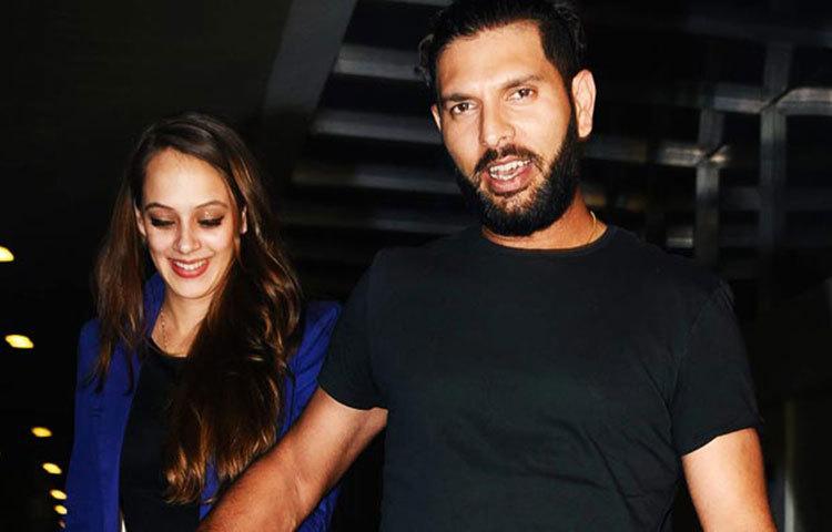 যুবরাজ সিং-হ্যাজেল কিচ।