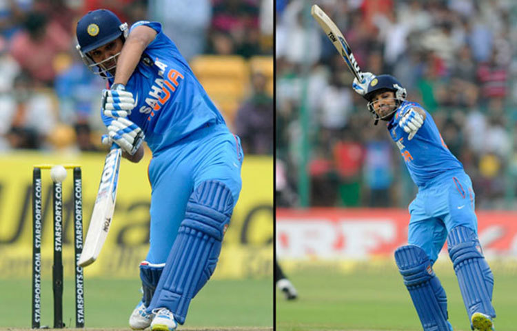 রোহিত শর্মা : তৃতীয় ক্রিকেটার তথা তৃতীয় ভারতীয় হিসেবে একদিনের ক্রিকেটে দ্বিশতরান করেন রোহিত শর্মা। ২০১৩ সালে বেঙ্গালুরুতে অস্ট্রেলিয়ার বিরুদ্ধে ২০৯ রান করেন হিটম্যান।