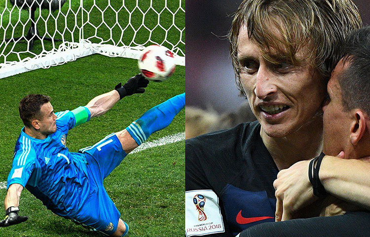 রাশিয়া বনাম ক্রোয়েশিয়া : একে তো ঘরের মাঠে খেলা। তার উপর আগের ম্যাচেই স্পেনকে হারিয়ে ইতিহাস গড়েছে তারা। ফলে আত্মবিশ্বাসের তুঙ্গে রয়েছে রাশিয়া। তবে ক্রোয়েশিয়ার লুকা মদ্রিচরাও যে সহজে জমি ছেড়ে দেবেন, এমনটা ভাবার কারণ নেই। এই জমজমাট লড়াই দেখতে ৭ জুলাই, শনিবার রাত ১২টায় ম্যাচ শুরুর পর টিভির সামনে থেকে নড়বেন না।