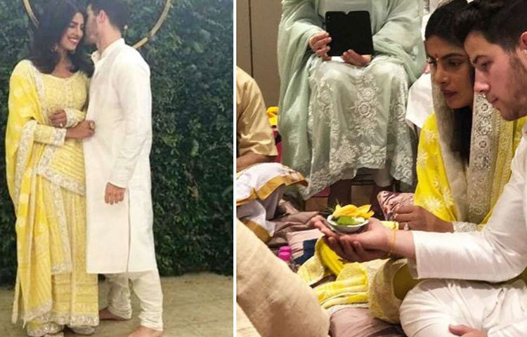 বলিউড অভিনেত্রী প্রিয়াঙ্কার সঙ্গে শনিবার মার্কিন পপ গায়ক নিক জোনাসের বাগদান সম্পন্ন হয়েছে। বাগদানের পরে নিক প্রিয়াঙ্কাকে ভারতে রেখে স্বদেশে ফিরে যাচ্ছেন।