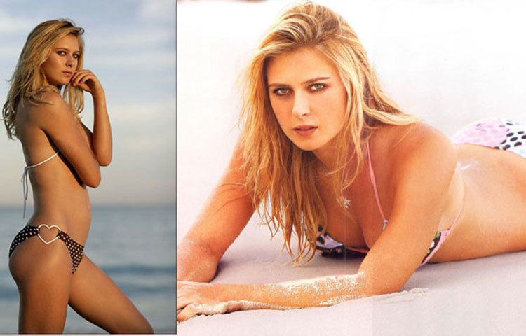 মারিয়া শারাপোভা : রুশ টেনিস সুন্দরী মারিয়া শারাপোভার টেনিস ছাড়াও মডেলিং এবং বিজ্ঞাপন জগতে কদর বিশ্বব্যাপী। শারাপোভা মানেই পুরুষের হৃদয়ে ঝড় তোলা ছবি।