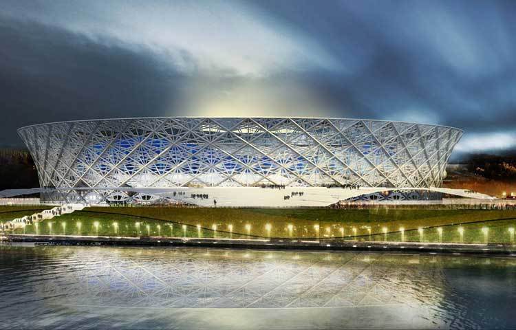 ভলগোগ্রাদ এরেনা : এটি রাশিয়ার ভোলগোগার্ডে অবস্থিত। ৪৫ হাজার আসন বিশিষ্ট এই স্টেডিয়ামটি এখনও নির্মাণাধীন। এখানে ৪টি ম্যাচ অনুষ্ঠিত হবে।