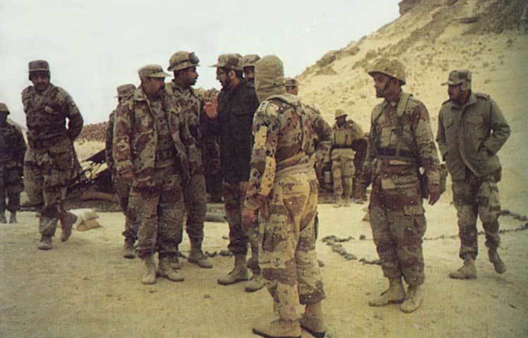 সৌদি আরবে প্রতিরক্ষায় নিয়োজিত বাংলাদেশ সেনাবাহিনী; সাল- ১৯৯০।