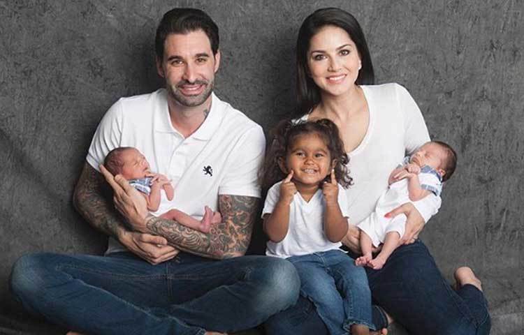 নিশা : মহারাষ্ট্রের লাতুর এলাকার চাইল্ড অ্যাডপশন রিসোর্স এজেন্সি (কারা) থেকে মাত্র ২১ মাসের মেয়েকে দত্তক নিয়েছিলেন সানি ও ড্যানিয়েল। মেয়ের নাম রাখেন নিশা কওর ওয়েবার। সম্প্রতি সারোগেসির মাধ্যমে যমজ ছেলের বাবা-মা হয়েছেন সানি ও ড্যানিয়েল।