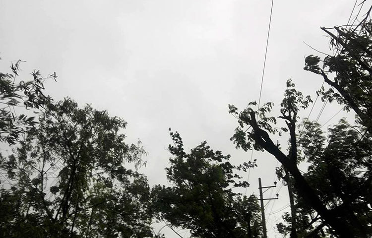 মেঘলা আকাশ দেখতে সত্যি সুন্দর লাগছে। প্রকৃতিপ্রেমীরা এই সময়ের দৃশ্য তাদের ক্যামেরা বন্দি করে রাখতে ভুল করেন না। ছবি : আবু সালেহ সায়াদাত