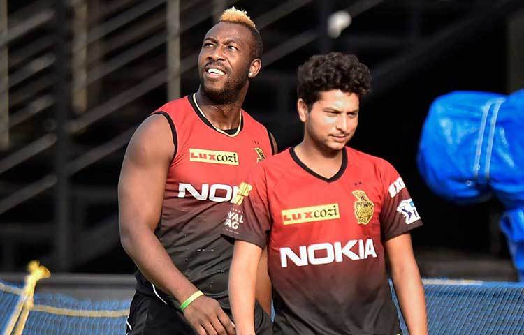 আন্দ্রে রাসেলের মতো পাওয়ারহিটারকে শর্ট লেগ ও স্লিপ দিয়ে ঘিরে দেওয়ায় স্তব্ধ হয়ে যায় নাইটের রানের গতি। মারতে গিয়ে শেষমেশ স্লিপে খোঁচা দিয়ে আউট হয়ে যান। ওখানেই বড় ঝটকা আসে নাইটদের।