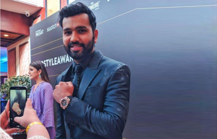 সেরা স্টাইলিশ পুরস্কার পেয়ে ভীষণ আনন্দিত রোহিত শর্মা।
