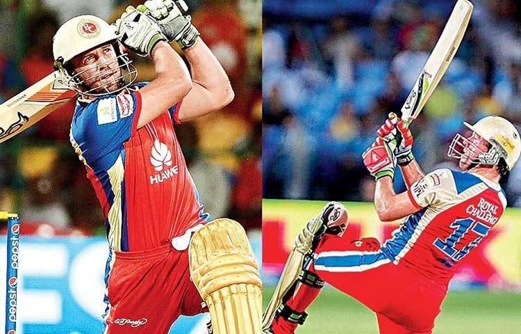 স্কুপ থেকে ফ্লেমিঙ্গো : মাঠের সর্বত্র অভিনব সব শট খেলতে পারেন এবি ডিভিলিয়ার্স। সেই কারণেই বলা হয় ‘এ বি ৩৬০ ডিগ্রি’। পাখির মতো উড়ন্ত অবস্থায় খেলতে পারেন ফ্লেমিঙ্গো শট। স্কুপ শটে দুরন্ত, আবার বল উড়িয়ে দিতে পারেন ধ্রুপদী ভঙ্গিতেও।