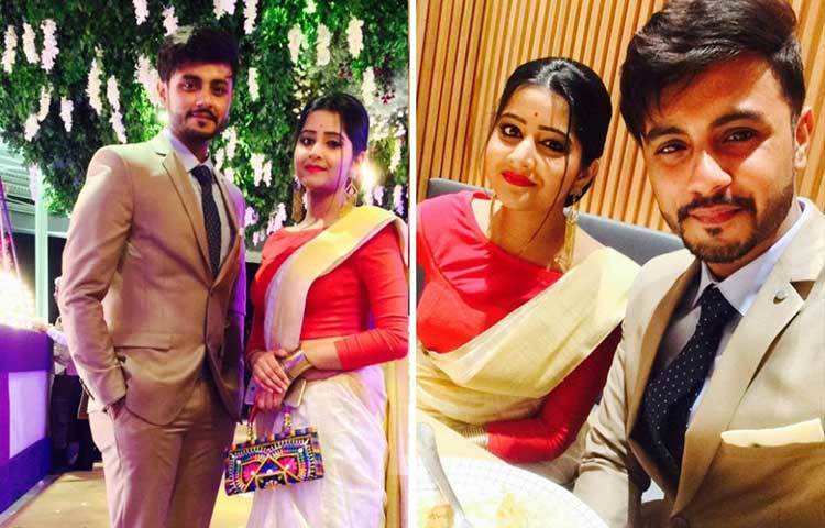 সায়ন্ত মোদক ও দেবচন্দ্রিমা সিংহরায়।