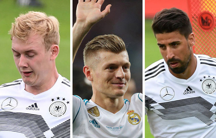 জুলিয়ান ভান্ট, টোনি খোস বা স্যামি খেদিরার (বাঁ দিক থেকে) মতো তারকা রয়েছেন দলে।