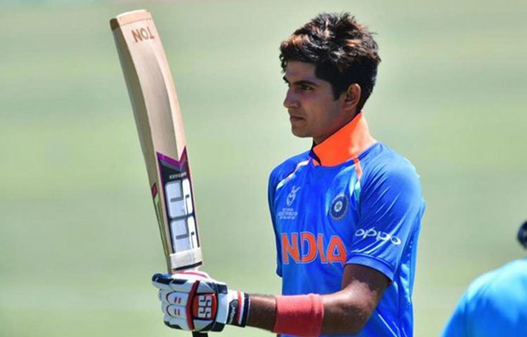 ভারতের উদীয়মান ক্রিকেটারদের অন্যতম শুভমান।