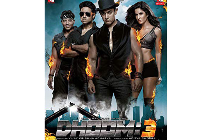 ২০১৩ সালে তৈরি আমিরের ধুম ৩ তৈরি করতে খরচ হয় ১২৫ কোটি। বাজার থেকে তুলেছিল ৫৮৫ কোটি।