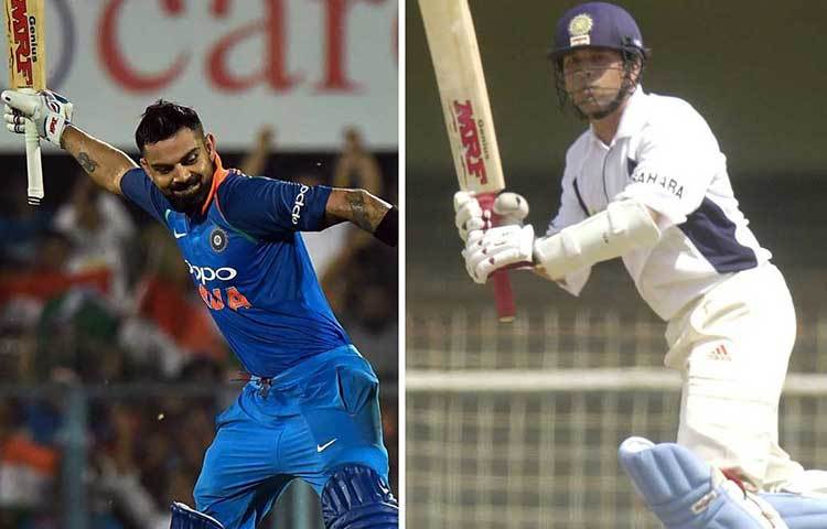 দশ হাজার রান পূর্ণ করতে কোহলি নিলেন ২০৫ ইনিংস, যার ধারে কাছে নেই ব্যাটিংয়ের অন্যান্য কিংবদন্তিরা। ওয়ান ডে ক্রিকেটের এই পর্বত শৃঙ্গ ছুঁয়েছেন অপর বিশ্বসেরা ব্যাটসম্যান শচীন টেন্ডুলকার।