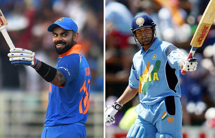 দশ হাজার রান করার সময় বিরাটের ভান্ডারে ছিল ৩৭টি সেঞ্চুরি ও ৪৮টি হাফ সেঞ্চুরি। শচীন দশ হাজার ছুঁয়েছিলেন ২৮টি শতক ও ৫০টি অর্ধশতকের হাত ধরে।