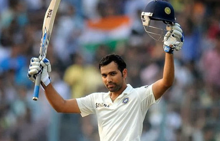 রোহিত শর্মা : ২০১৩ সালে ইডেন গার্ডেন্সে ক্যারিবিয়ানদের বিরুদ্ধে টেস্ট অভিষেকেই ৩০১ বলে ১৭৭ রান করে ম্যাচের সেরা হন রোহিত শর্মা।