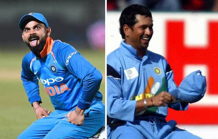 দক্ষিণ আফ্রিকা, নিউজিল্যান্ড, ইংল্যান্ড, অস্ট্রেলিয়ায় শচীন ১৩২টি একদিনের ম্যাচ খেলে ৯টি সেঞ্চুরি করেছেন, বিরাট সেখানে এই দেশগুলিতেই ৬৭টি একদিনের ম্যাচে করেছেন ৯টি সেঞ্চুরি।