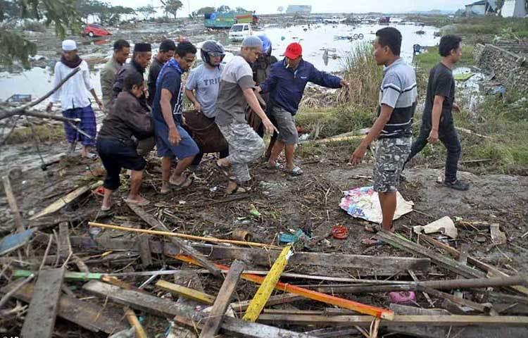 ভূমিকম্প ও সুনামিতে হতাহতদের উদ্ধার অভিযান চলছে।