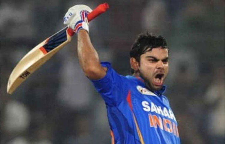 ২০১২ সালে ঢাকার মিরপুরে পাকিস্তানের বিরুদ্ধে বিরাট করেছিলেন ১৮৩ রান। ১৩ বল বাকি থাকতেই পাকিস্তানের বিরুদ্ধে ৩৩০ রান তাড়া করে জেতে ভারত। জয় আসে বিরাটের হাত ধরেই। পাকিস্তানের বিরুদ্ধে একদিনের ম্যাচে এটাই তার সর্বোচ্চ স্কোর।