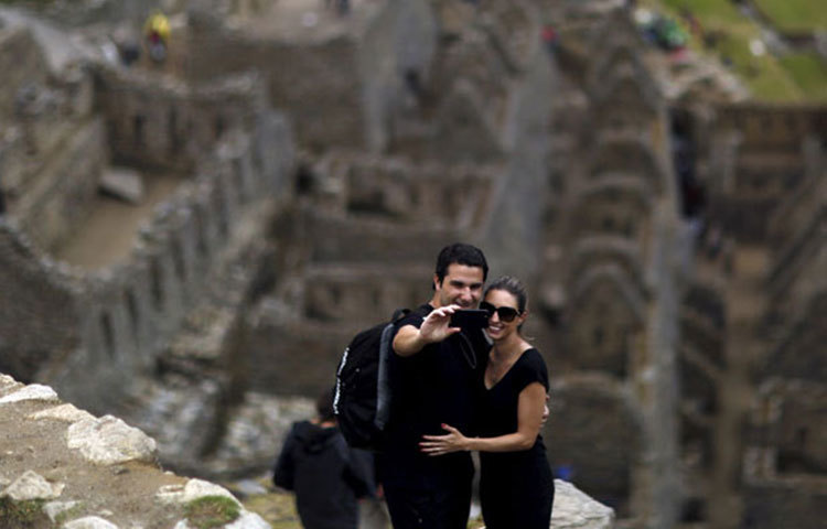 পেরুর কাসকোর মাচু-পিচুতে।