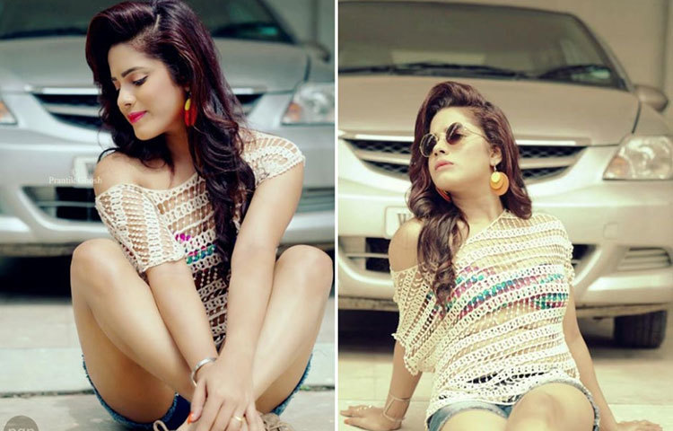 এ পোশাকে নয়, বিশেষ করে বিগত কয়েক মাস ধরে সঞ্চারী শাড়ি-পরিহিতা ‘ইরাবতী’ ইমেজটি দেখতেই অভ্যস্ত দর্শকরা।