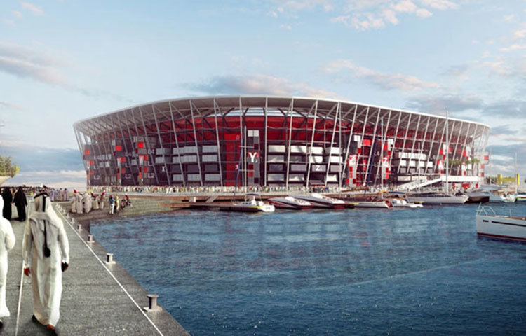 রাস আবোদ স্টেডিয়াম। ৪০ হাজার দর্শকাসন সমৃদ্ধ এই স্টেডিয়ামে বিশ্বকাপের পর অন্য খেলাও হবে।