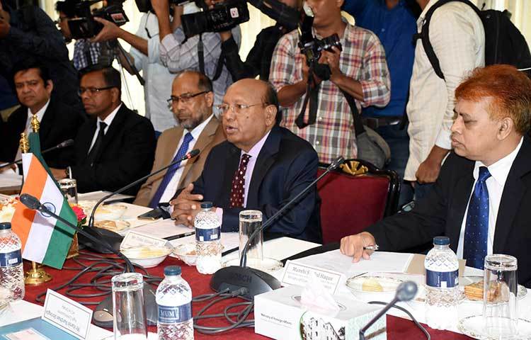 বাণিজ্যমন্ত্রী তোফায়েল আহমেদ বলেন, বৈঠকে কম্প্রিহেনসিভ ইকোনমিক পার্টনারশিপ করার বিষয়ে দুই দেশ যৌথভাবে একমত হয়েছে। আমরা স্বল্পোন্নত দেশ থেকে উন্নয়নশীল দেশের রূপান্তর হতে চলেছি। ছবি : বিপ্লব দিক্ষিৎ