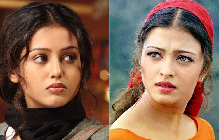 বলিউডে সুভাষ ঘাইয়ের কাঞ্চি ছবিতে অভিষেক হয়েছিল মিষ্টি চক্রবর্তীর। তার সঙ্গে ঐশ্বরিয়ার মুখের মিল রয়েছে।