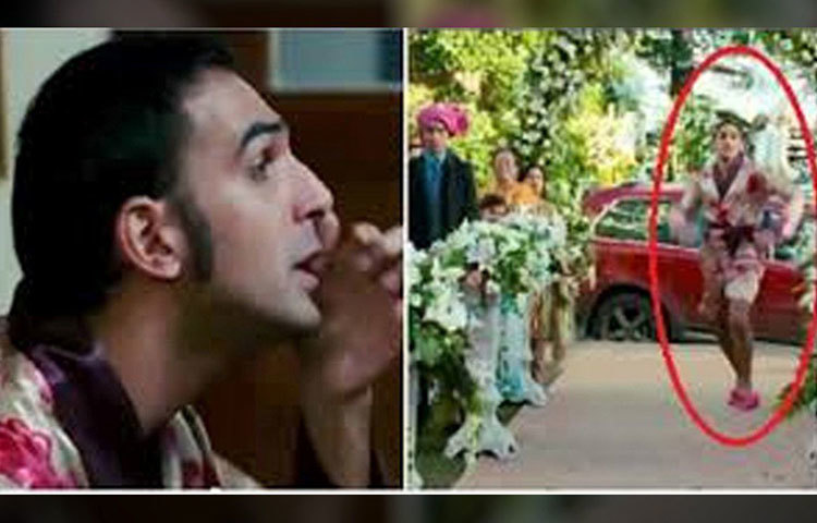 এমনকি বিয়ের দৃশ্যে হবু বর সুহাস বিয়ে বাড়ির মধ্যেই বিয়ের জন্য প্রসাধন সারছেন দেখা যায়। আবার পরের দৃশ্যেই দেখা যায় পিয়া ও রাজু যখন বিয়ে বাড়ি থেকে পালাচ্ছে তখন সুহাস মূল প্রবেশদ্বার দিয়ে ভিতরে ঢুকছে।