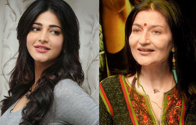 শ্রুতি হাসন-সারিকা: ২০০৮ সালে ‘লাক’ ছবিতে তরুণী শ্রুতিকে দেখে সারিকা বলে ভুল করেছিলেন অনেকেই। তবে গত দশ বছরে শ্রুতির চেহারা অনেকটাই বদলেছে। ছুরি-কাঁচির সাহায্যে তিনি চেহারা পাল্টেছেন বলে নিন্দুকেরা যদিও দাবি করেন, শ্রুতি নিজে এ নিয়ে কোনো মন্তব্য করেননি।