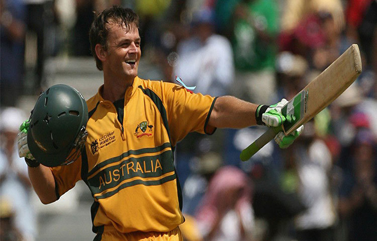 শচীনের সঙ্গে থাকবেন অ্যাডাম গিলক্রিস্ট। উইকেটকিপার-ব্যাটসম্যান অ্যাডাম ২০০৩ সালের বিশ্বকাপে ৪০৮ রান করেন। ২০০৭ সালে করেন ৪৫৩। দু’বছরে স্ট্রাইক রেট ছিল ১০৫ এবং ১০৪। ২০০৭ সালে শ্রীলঙ্কার বিরুদ্ধে তার ১০৪ বলে ১৪৯ রান ভোলেননি ক্রিকেটপ্রেমীরা।