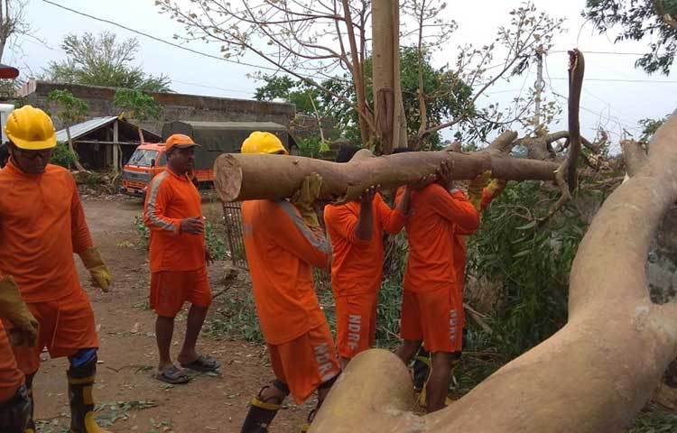 সংশ্লিষ্ট জেলাগুলোর উপকূল এবং নিচু এলাকাগুলো থেকে বাসিন্দাদের নিরাপদ জায়গায় সরিয়ে ফেলার নির্দেশ দেওয়া হয়েছে।