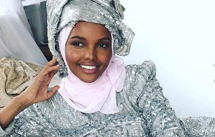 তার নাম হালিমা অ্যাডেন। তিনি একজন আমেরিকান ফ্যাশন মডেল। মিস মিনেসোটা ইউএসএ সুন্দরী প্রতিযোগিতায় প্রথম সোমালি আমেরিকান হিসাবে অংশ নিয়ে এবং সেমি ফাইনালিস্ট হিসাবে আলোচনায় আসেন।