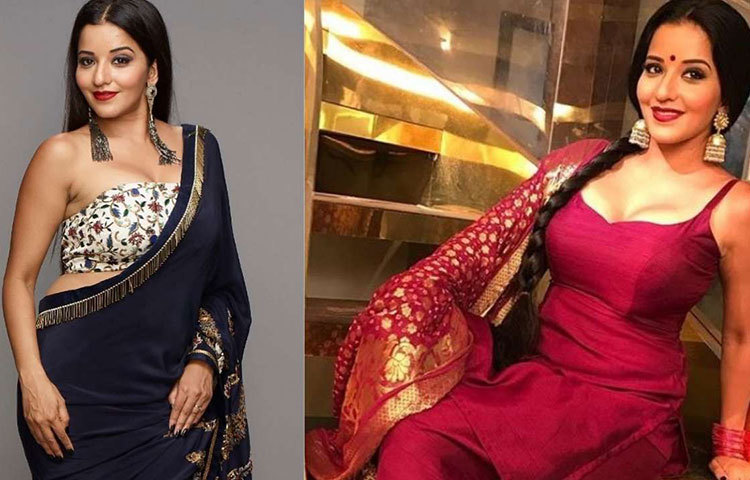 গোসল শেষে সেজেছেন মোনালিসা।