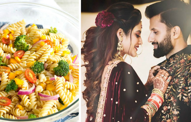 ছিল পাস্তা, ফ্রেশ গ্রিন ভেজিটেবল, ফিস ইন ক্রা পাউ সস।