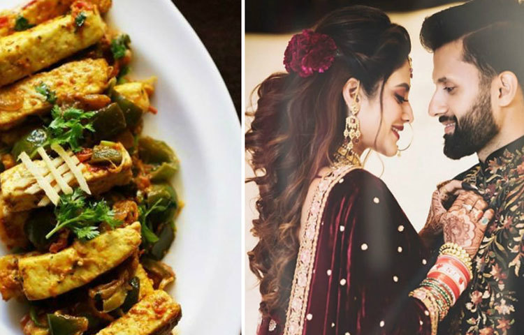 ছিল নবরত্ন কোর্মা, মশলা আলু, নারিকেল দিয়ে ডাল।