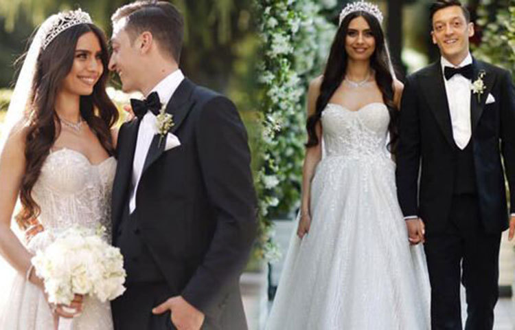 বিয়ে করলেন জার্মান জাতীয় ফুটবল দলের সাবেক মিডফিল্ডার, ফুটবল ক্লাব আর্সেনালের তারকা খেলোয়াড় মেসুত ওজিল। শুক্রবার তিনি সাবেক মিস তুর্কি আমিন গুলসের সঙ্গে বিবাহবন্ধনে আবদ্ধ হন।