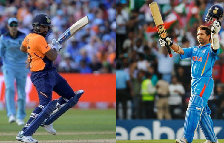 ১৯৯২ থেকে ২০১১। ৬টি বিশ্বকাপে সচিন ৬টি সেঞ্চুরি করেছেন। দুটি বিশ্বকাপে রোহিতের সেঞ্চুরির সংখ্যা এখন ৫টি। শ্রীলঙ্কার বিরুদ্ধে সেঞ্চুরি করলেই শচীনকে ছুঁয়ে ফেলবেন রোহিত।