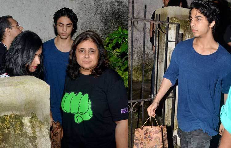 ক্যামেরায় ধরা দিলেন আরিয়ান খানও।