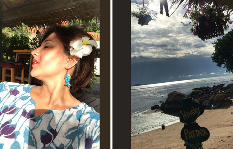 ‘বিচ পার্টি’র ছবিও পোস্ট করেছেন স্বস্তিকা।